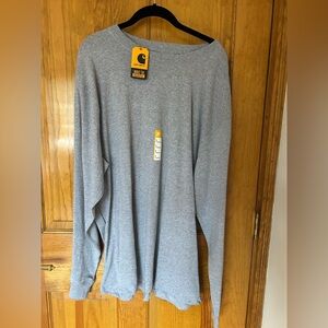 Brand new with tags Carhartt Men's Heather Gray Long Sleeve T shirt